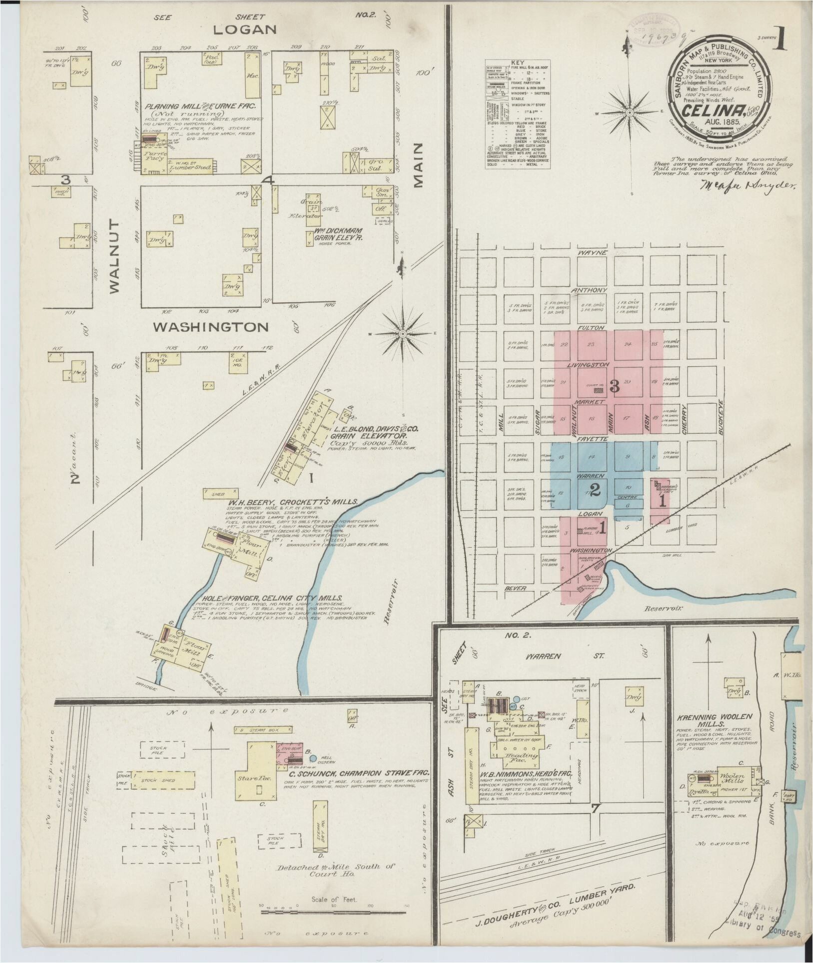 sanborn maps 1880 to 1889 ohio american memory library of congress