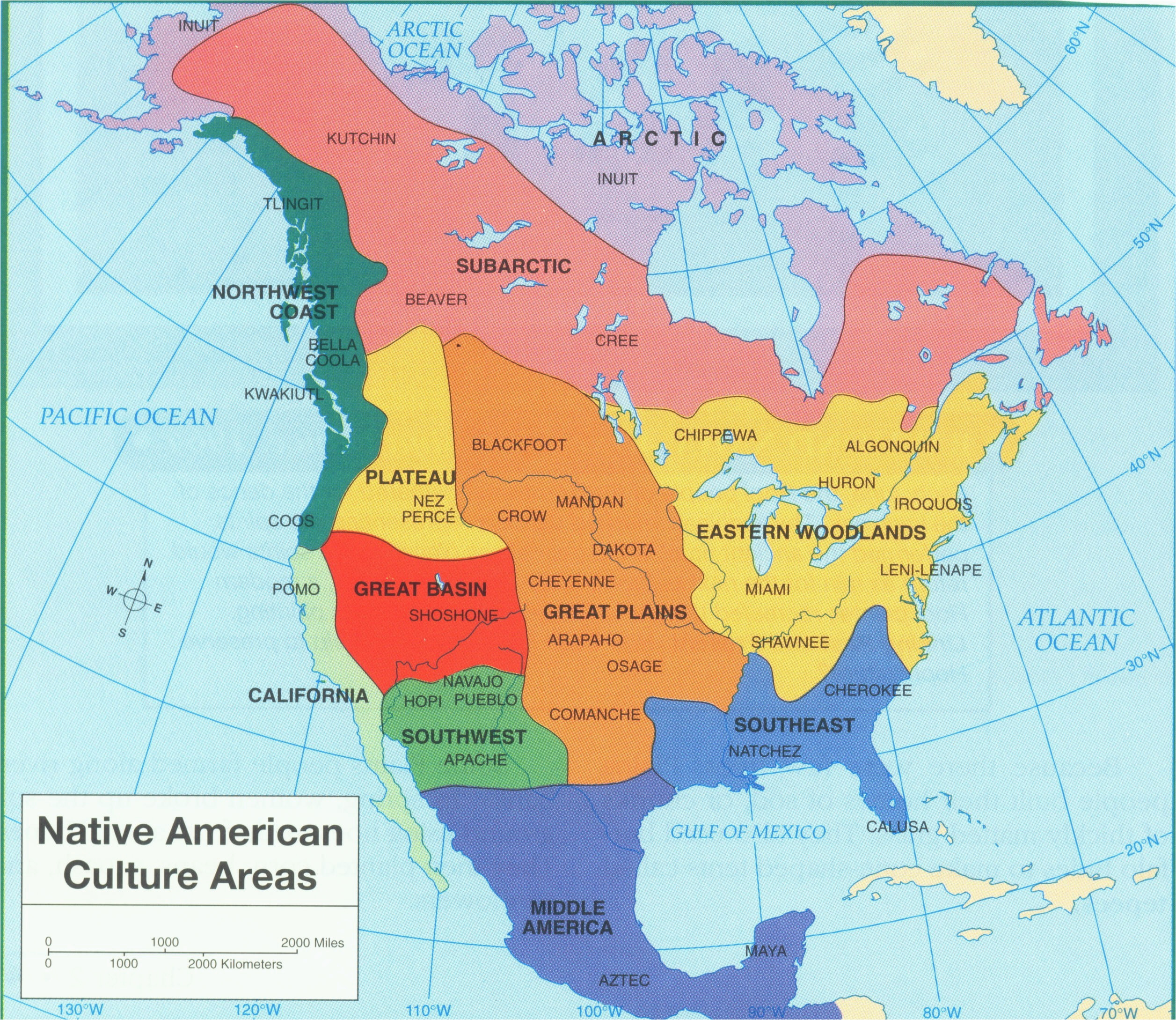 map of native american tribes in north america        <h3 class=