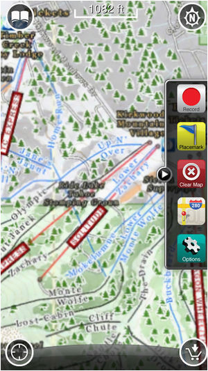 kirkwood gps ski and snowboard trail maps on the app store