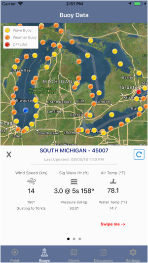 great lakes boating weather on the app store