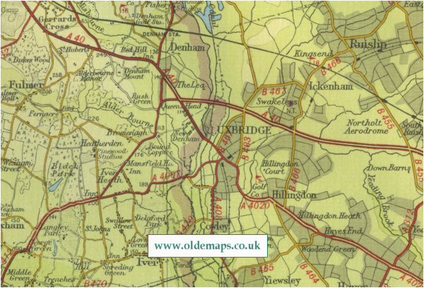 uxbridge map