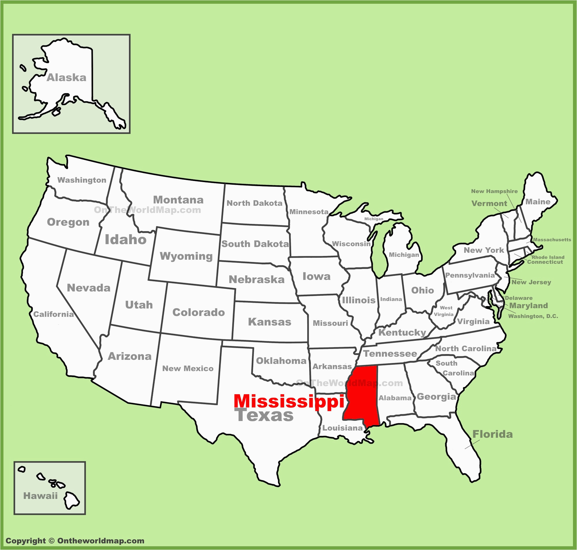 Map Of Alabama And Mississippi Mississippi State Maps Usa Maps Of Mississippi Ms Of Map Of Alabama And Mississippi 