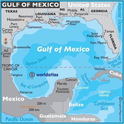 the gulf of mexico gulf of mexico map mexico maps gulf of