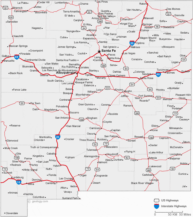 Map Of Arizona And New Mexico Highways Map Of New Mexico Cities New Mexico Road Map Of Map Of Arizona And New Mexico Highways 