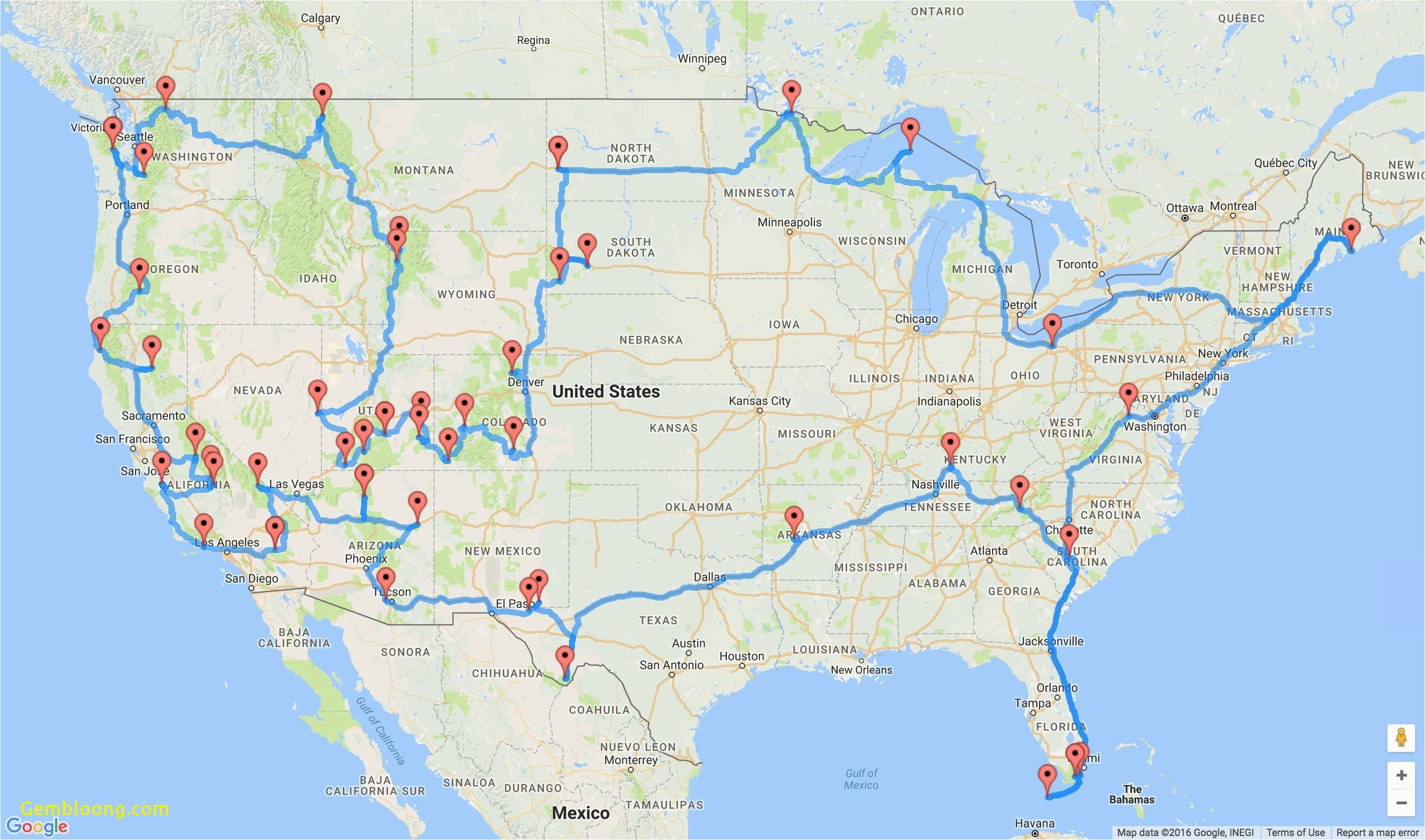 us east coast traffic map new california coast road trip map free