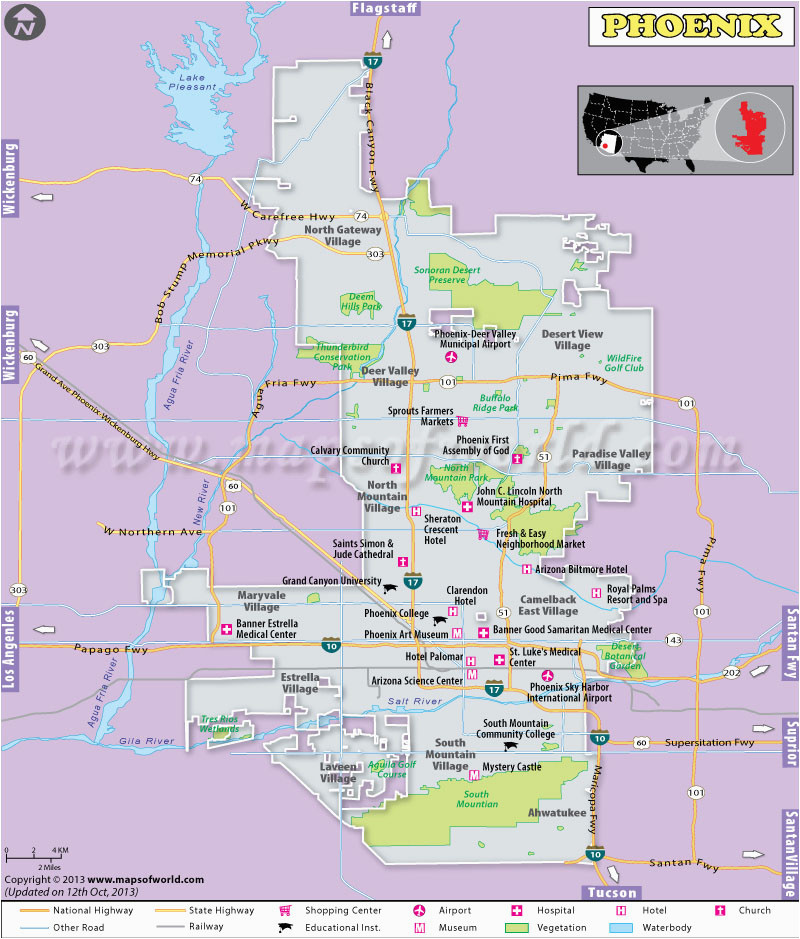 buy phoenix city map