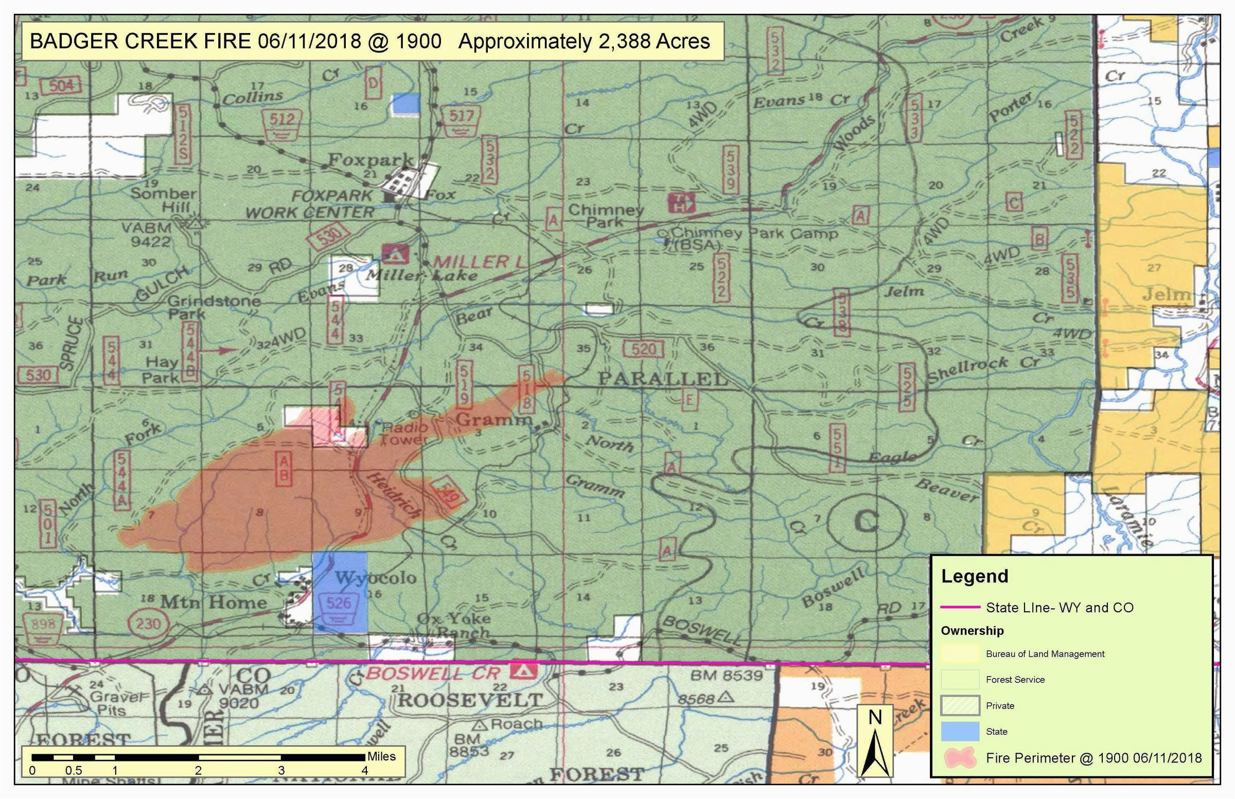 wildfire in southern wyoming grows still not contained wyoming