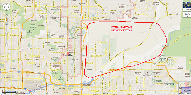 indian reservations in arizona map best of indian reservation map