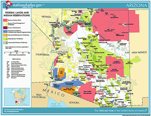 indian reservations in arizona map fresh us native american tribes