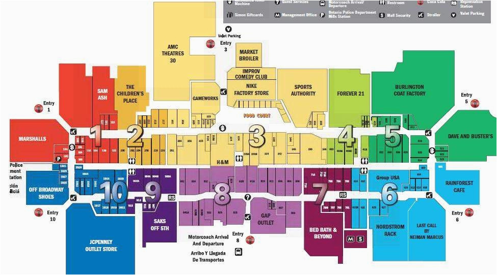 arizona mills mall map ny county map