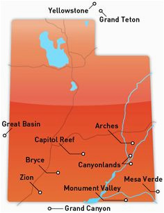 a map of southern utah and northeast arizona showing how close zion