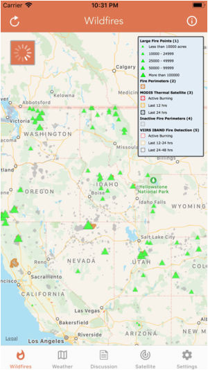 wildfire fire map info on the app store