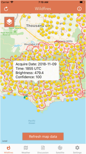 wildfire fire map info on the app store