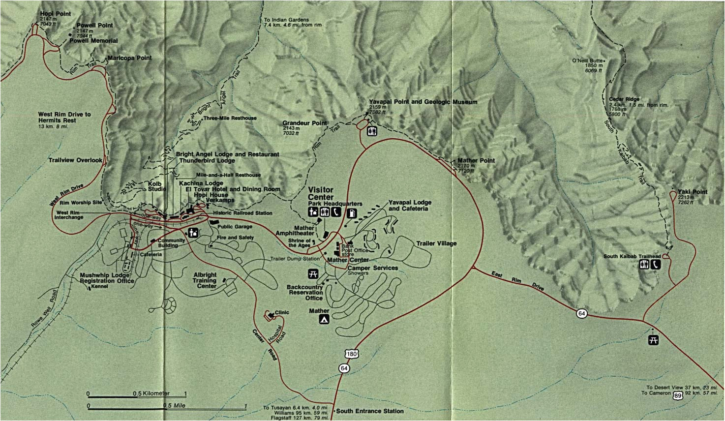 maps of united states national parks and monuments