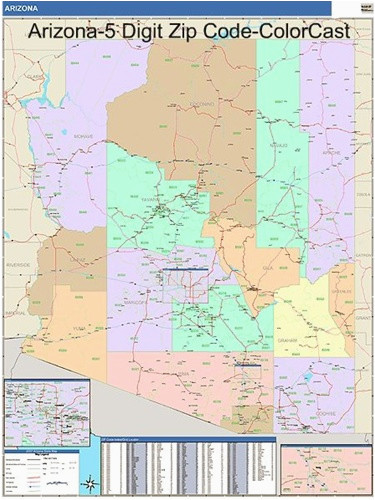 arizona zip code map