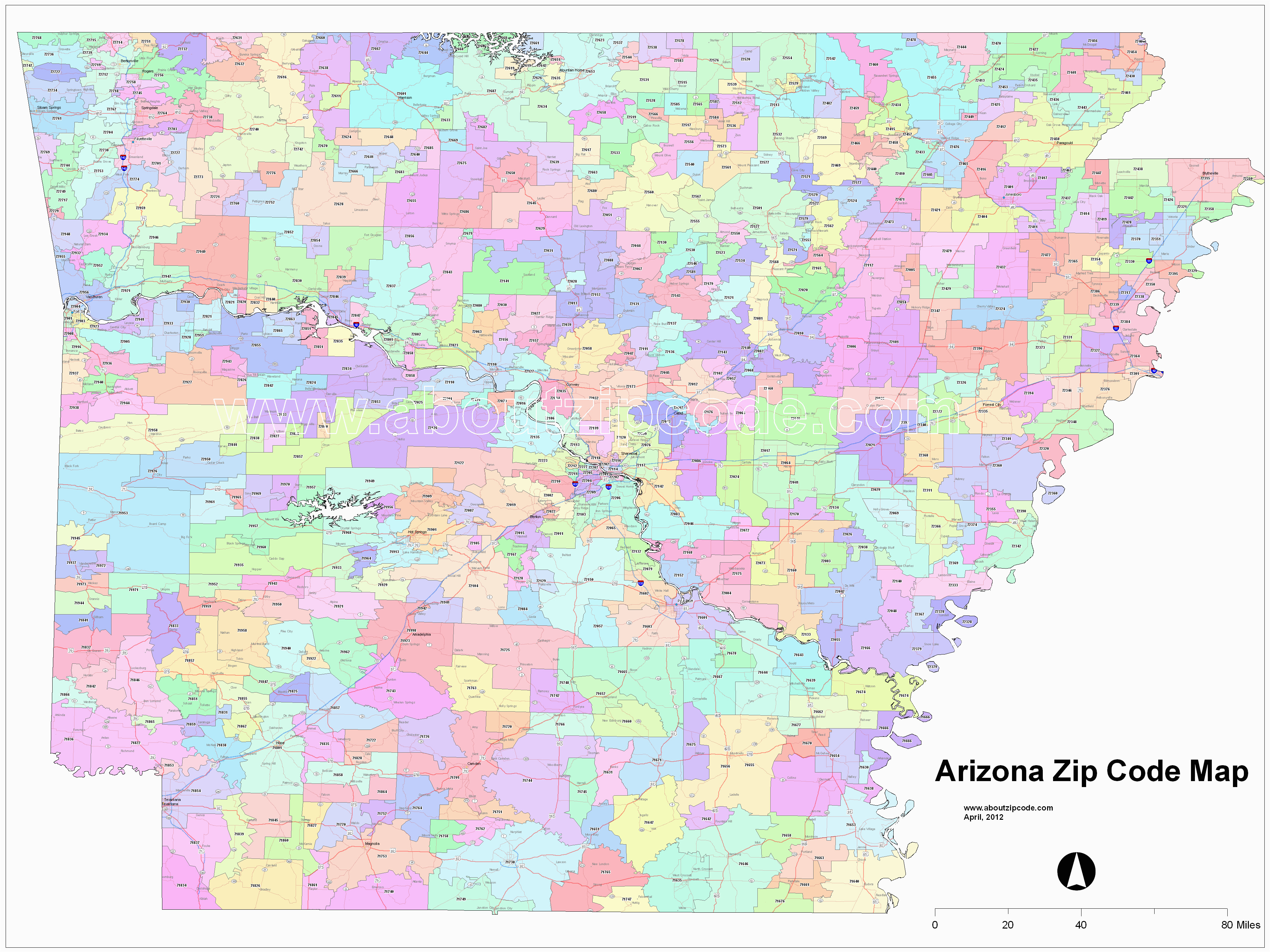 arizona zip code maps free arizona zip code maps