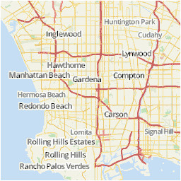 los angeles area map u s news travel