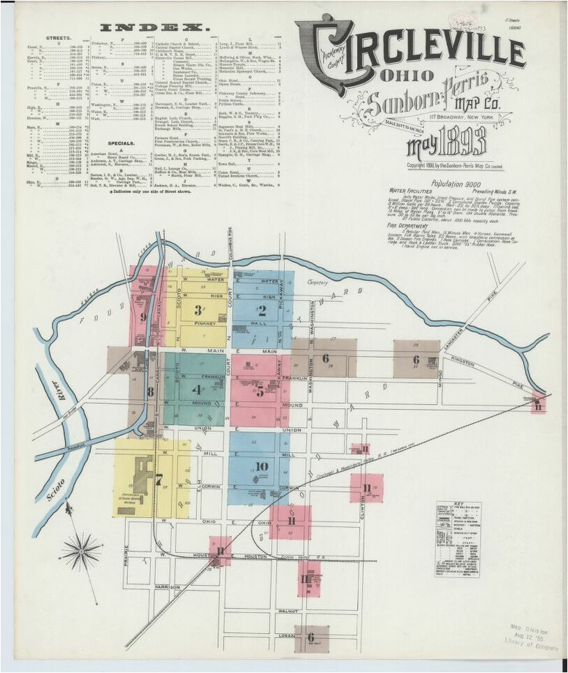 map ohio available online library of congress