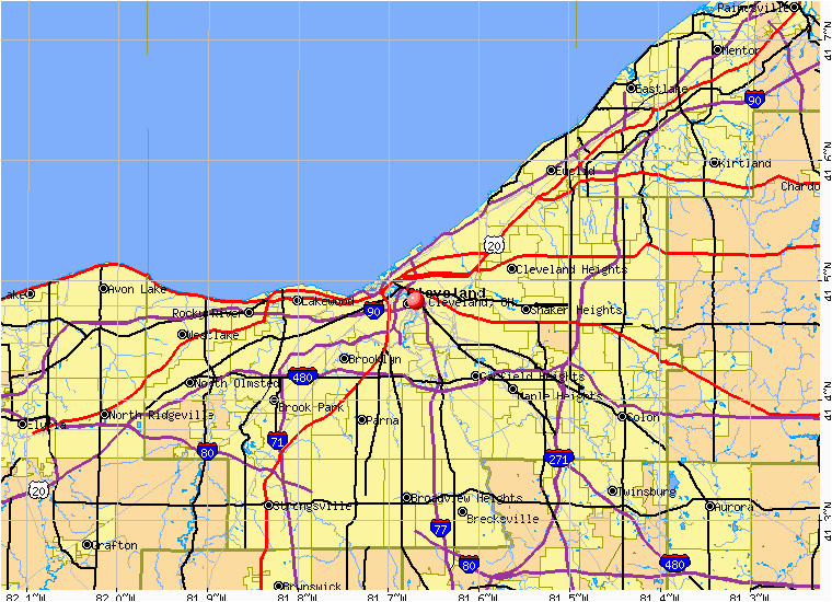 cleveland clinic map elegant northern ohio data and information