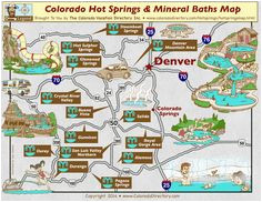 colorado hot springs map best of 112 best colorado rocky mountain