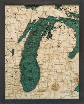 bathymetric maps michigan scrimshaw gallery