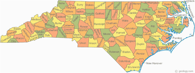 Map Of Eastern North Carolina Secretmuseum