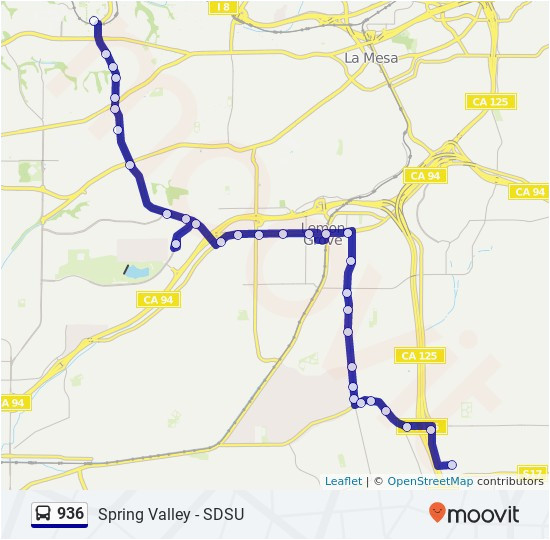 936 route time schedules stops maps