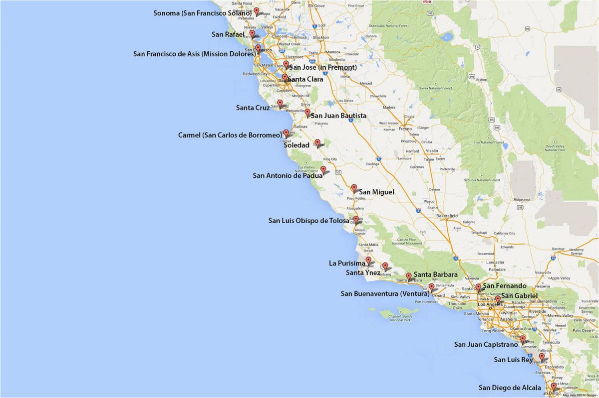 Map Of El Centro California Maps Of California Created for Visitors and ...