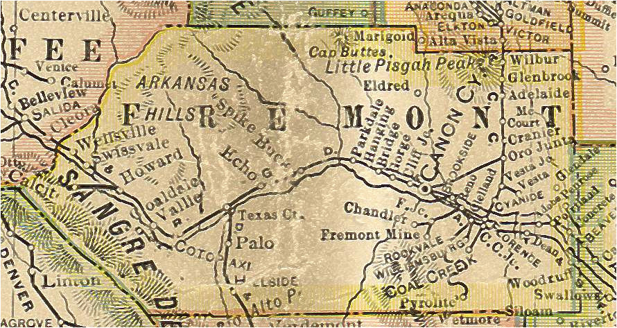 fremont county colorado map unique fault archives colorado