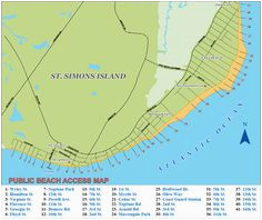 7 best saint simons island maps images island map saint simon