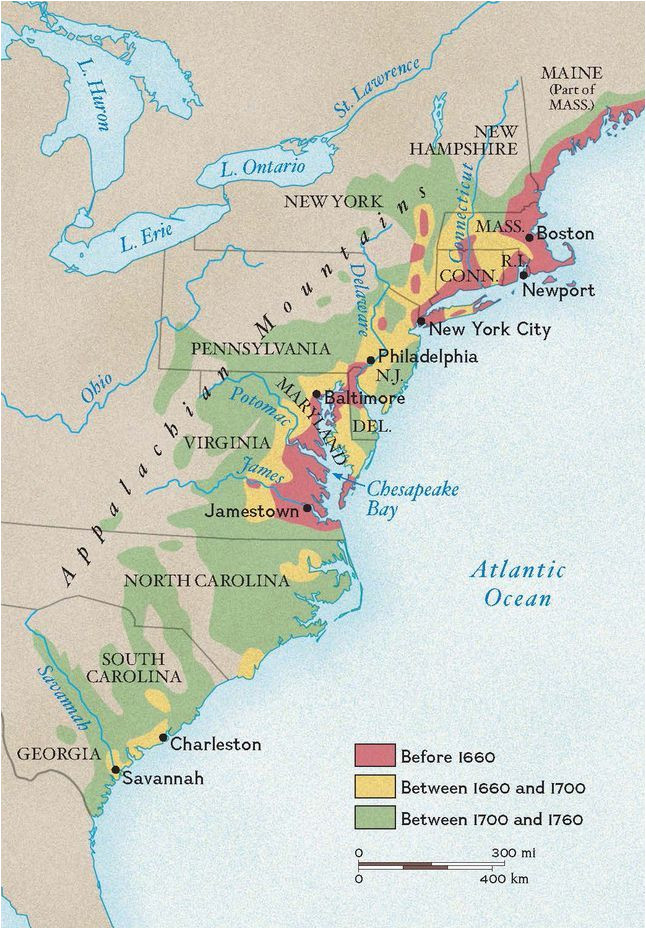 european settlement began in the region around chesapeake bay and in