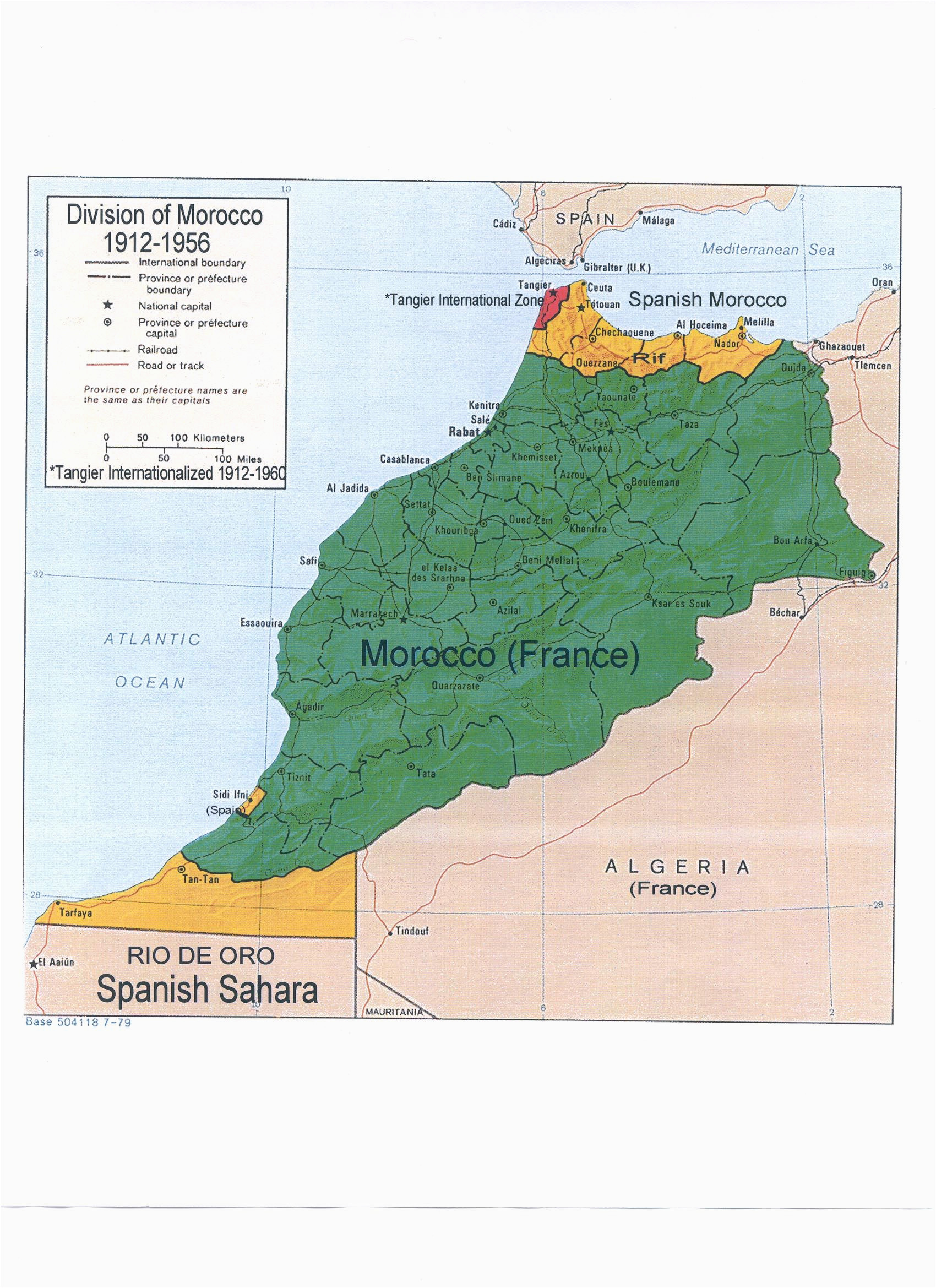 map colonial morocco map mapa historico mapas geografia e