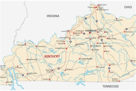map of kentucky and tennessee inspirational missouri map us unique