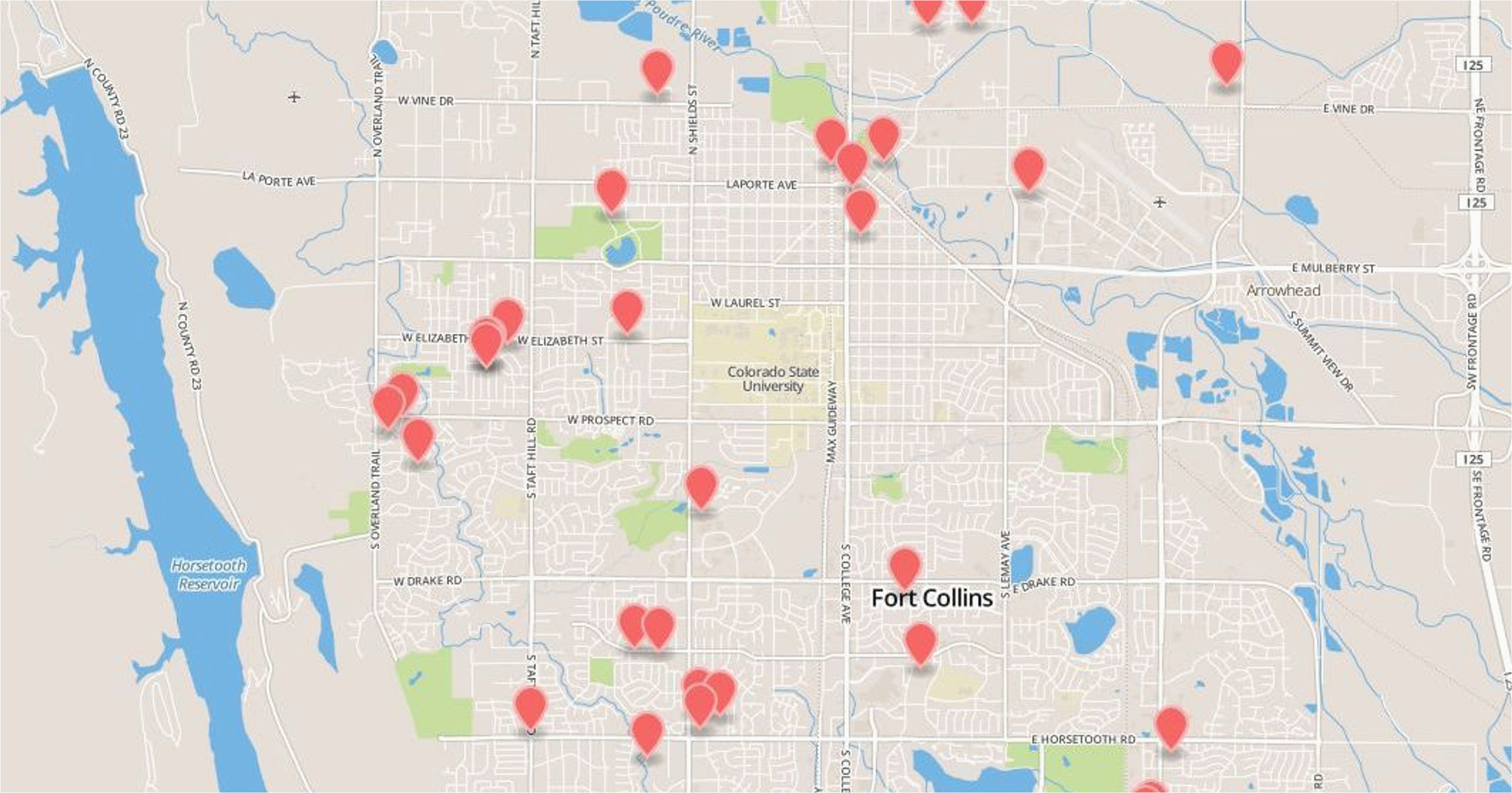 map low income housing in fort collins larimer county