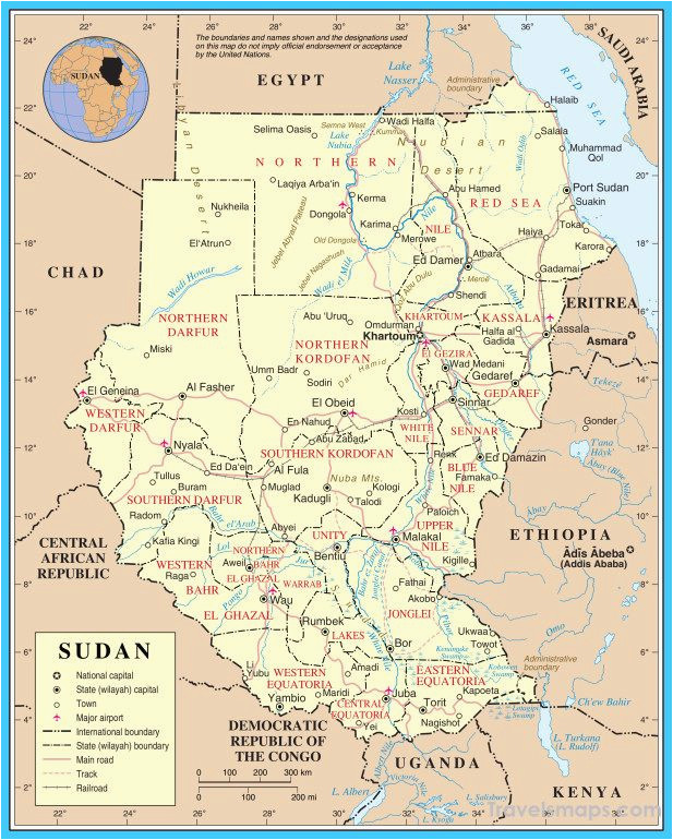 nice map of sudan travelsmaps pinterest nice map