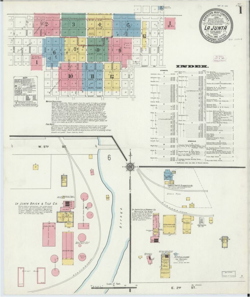 sanborn maps 1910 1919 colorado library of congress