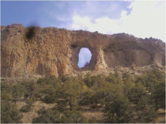 the natural arch this was cool picture of monte vista