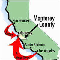 maps of monterey county travel information and attractions
