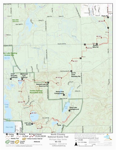 west michigan mi maps 144 164 north country trail association