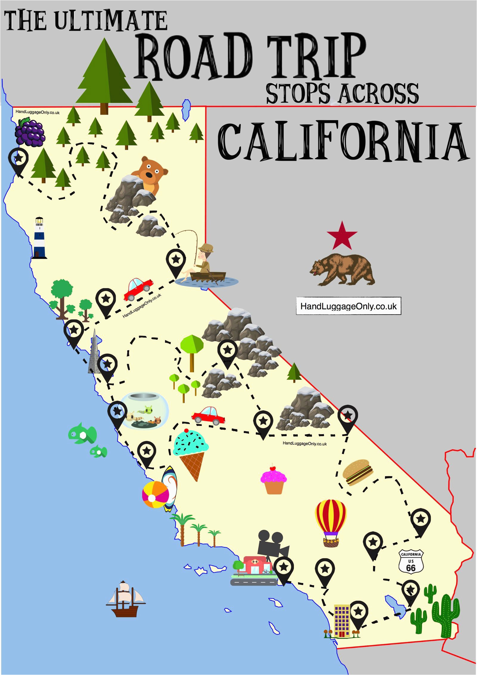 map of north california coast map northern california coastal
