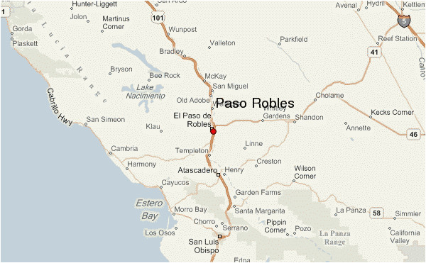 paso robles map lovely latest map california springs where is paso