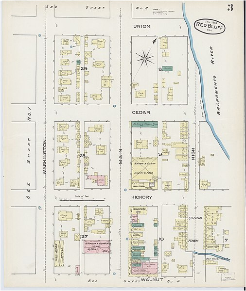 file sanborn fire insurance map from red bluff tehama county