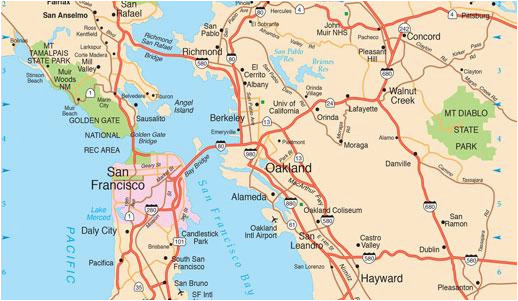 Map Of South Bay California - Coastal Map World