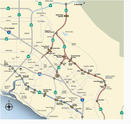 map rates the toll roads