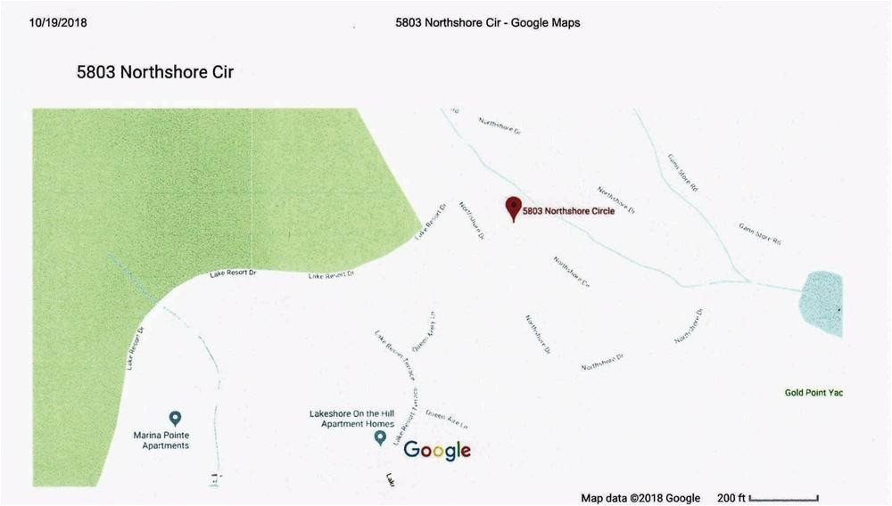 location map 5803 northshore dr hixson tn