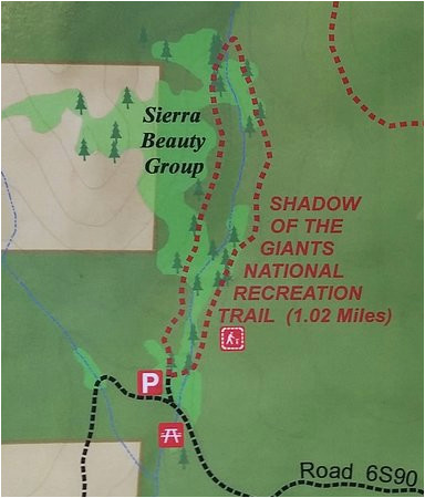 map of the trail picture of shadow of the giants trail california