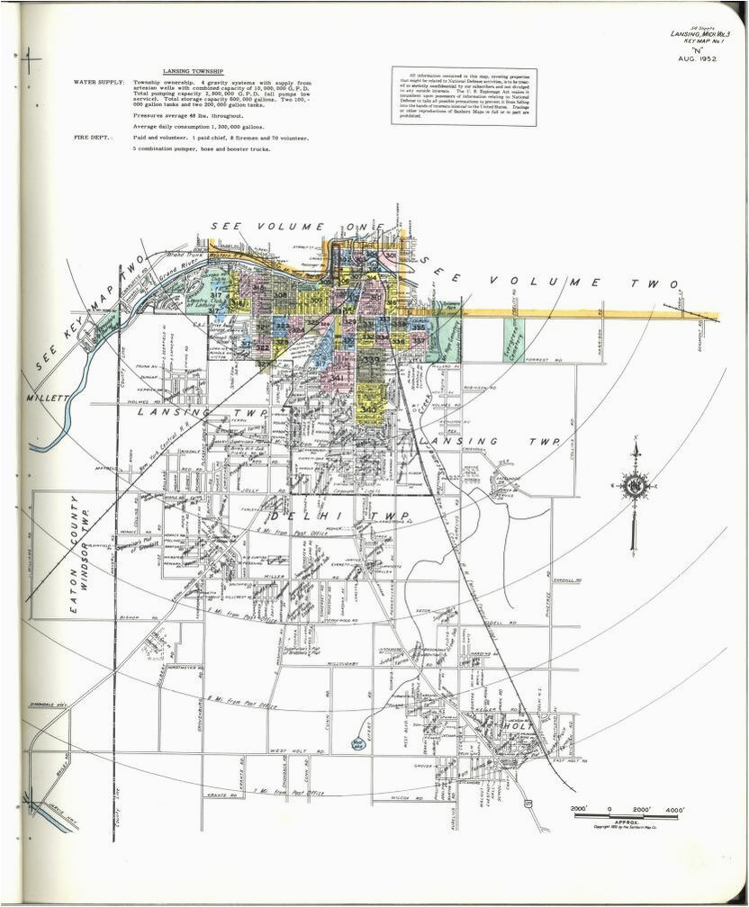 map 1950 1959 michigan library of congress