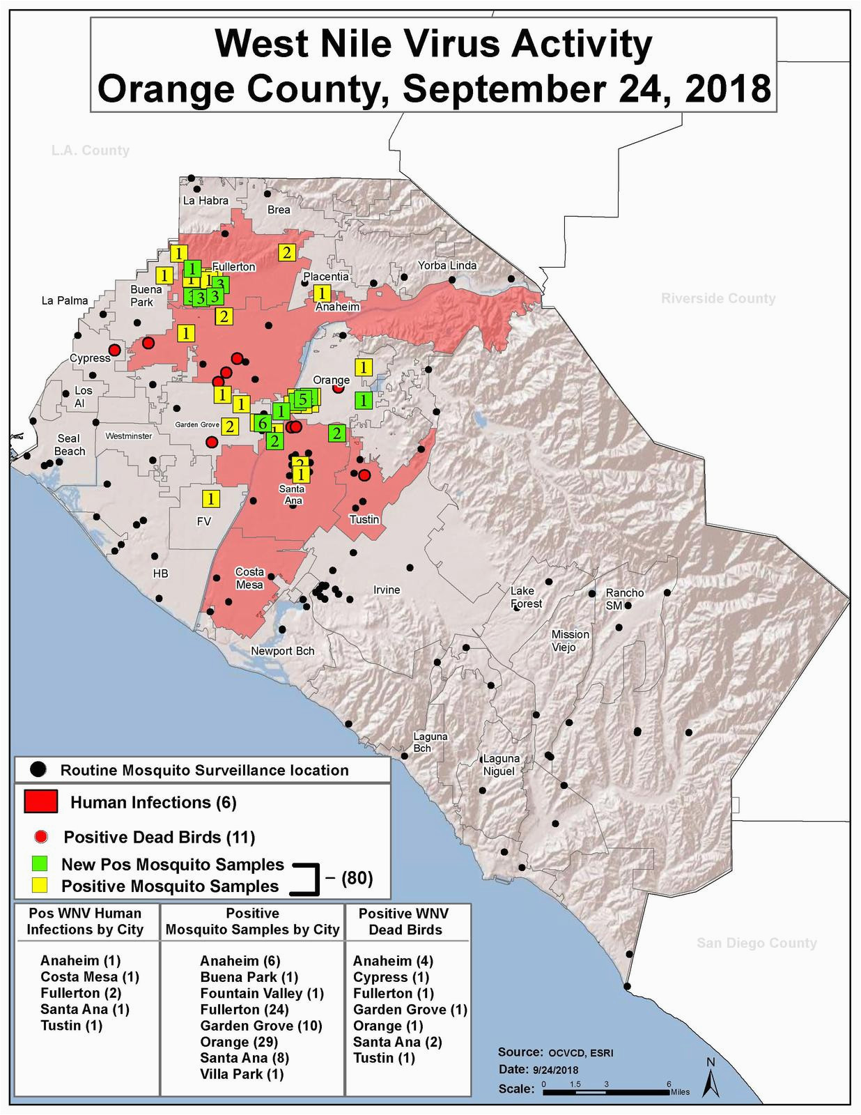 update west nile virus 9 24 18 orange county mosquito and vector