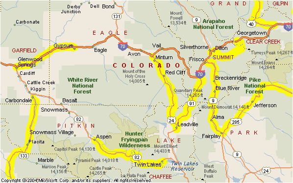 location colorado state map map of vail colorado best of world