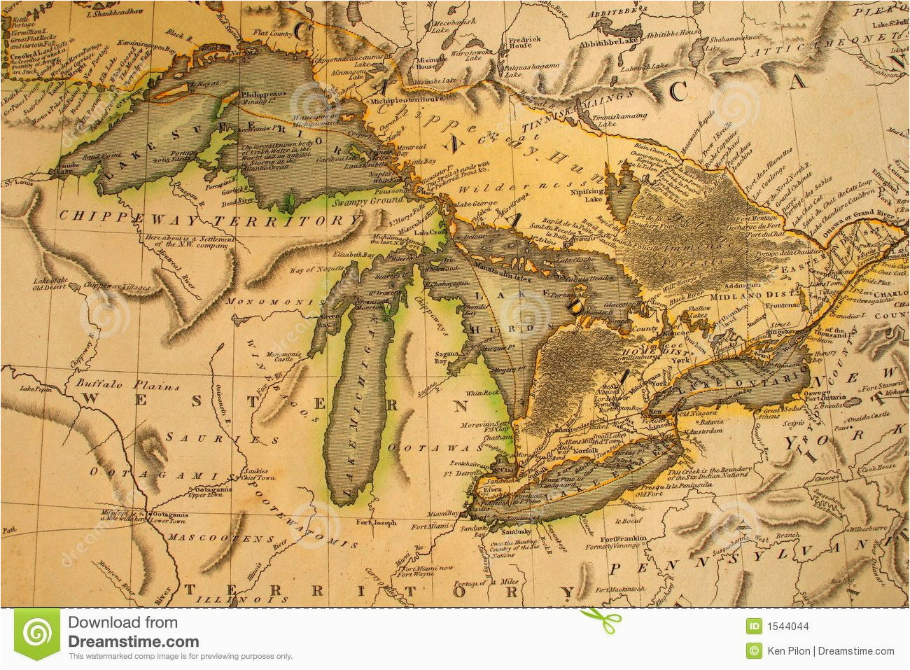35 awesome vintage michigan maps images art pinterest map